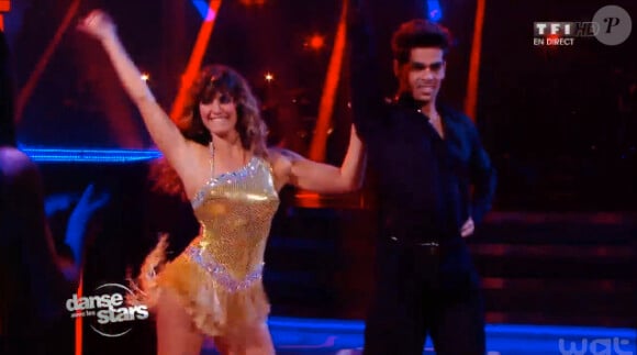 Laetitia Milot dans Danse avec les stars 4 sur TF1, le 12 octobre 2013.