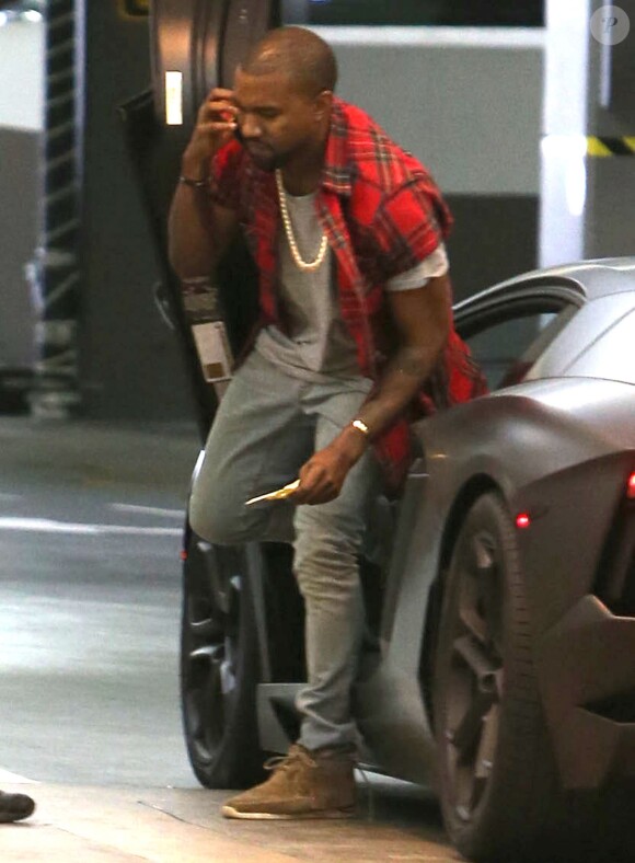 Kanye West à Beverly Hills, le 12 octobre 2013.