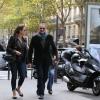 Tom Hanks avec sa femme Rita Wilson visitant et faisant du shopping à Paris le 12 octobre 2013