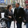 Tom Hanks et sa femme Rita Wilson visitant et faisant du shopping à Paris le 12 octobre 2013