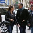Tom Hanks et sa femme Rita Wilson visitant et faisant du shopping à Paris le 12 octobre 2013  