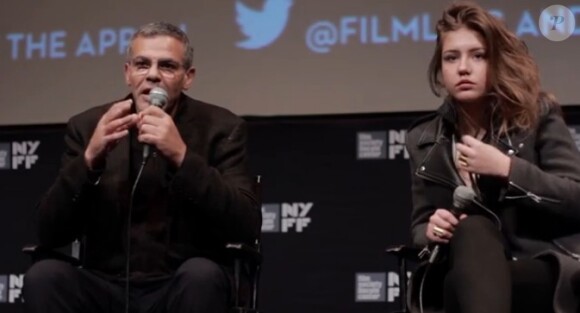 Abdellatif Kechiche et Adèle Exarchopoulos au New York Film Festival 2013, le 13 octobre.