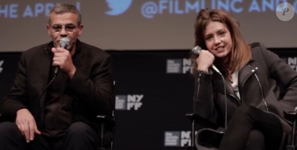 Abdellatif Kechiche et Adèle Exarchopoulos au New York Film Festival 2013, le 13 octobre.