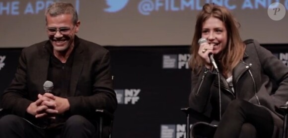 Abdellatif Kechiche et Adèle Exarchopoulos au New York Film Festival 2013, le 13 octobre.