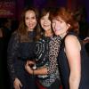 Elsa Zylberstein, Macha Méril et la laurate Muriel Mayette - Remise du Prix Pershing Hall de la personnalité culturelle de l'année à Paris, le 14 octobre 2013.