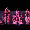 Les danseuses du cabaret parisien le "Crazy Horse" le 19 Juillet 2013 a Cannes.