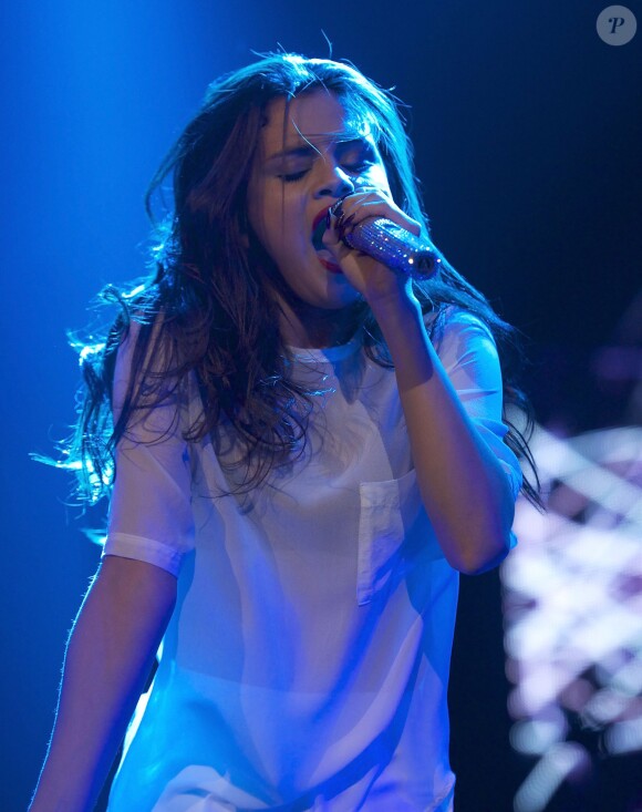 Selena Gomez en concert à Madrid, le 12 septembre 2013.