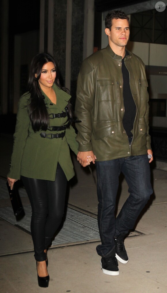 Kim Kardashian et Kris Humphries à New York, le 5 octobre 2011.