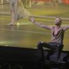 Des images de M. Pokora lors de la première de "Robin des Bois, ne renoncez jamais" au Palais des Congrès de Paris, le 26 septembre 2013.