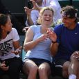 Li Na, Kim Clijsters et Rafael Nadal à Roland Garros à Paris le 24 mai 2012