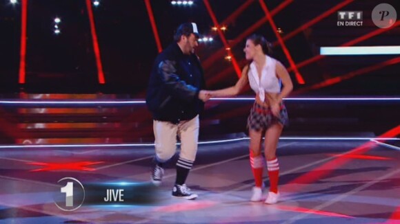 Laurent Ournac et Denitsa Ikonomova - Quatrième prime de "Danse avec les stars 4" sur TF1. Le 19 octobre 2013.