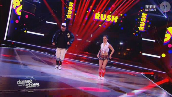 Laurent Ournac et Denitsa Ikonomova - Quatrième prime de "Danse avec les stars 4" sur TF1. Le 19 octobre 2013.