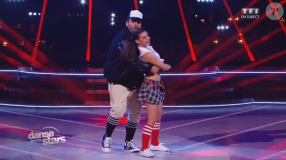 Laurent Ournac et Denitsa Ikonomova - Quatrième prime de "Danse avec les stars 4" sur TF1. Le 19 octobre 2013.
