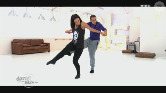 Alizée et Grégoire Lyonnet - Quatrième prime de "Danse avec les stars 4" sur TF1. Le 19 octobre 2013.