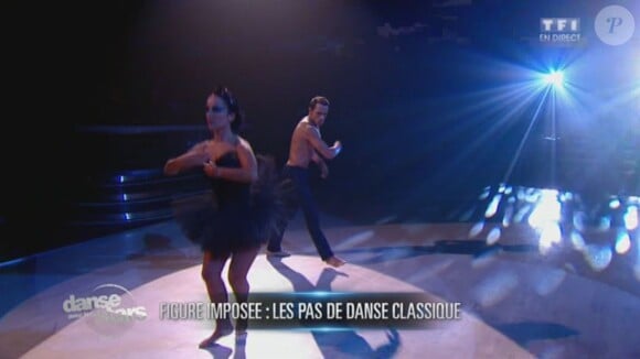 Alizée et Grégoire Lyonnet - Quatrième prime de "Danse avec les stars 4" sur TF1. Le 19 octobre 2013.