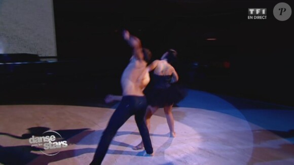 Alizée et Grégoire Lyonnet - Quatrième prime de "Danse avec les stars 4" sur TF1. Le 19 octobre 2013.
