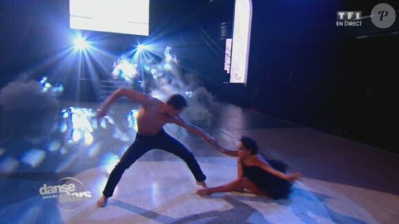 Alizée et Grégoire Lyonnet - Quatrième prime de "Danse avec les stars 4" sur TF1. Le 19 octobre 2013.