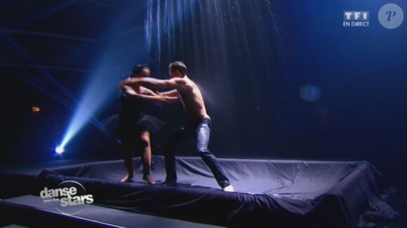 Alizée et Grégoire Lyonnet - Quatrième prime de "Danse avec les stars 4" sur TF1. Le 19 octobre 2013.