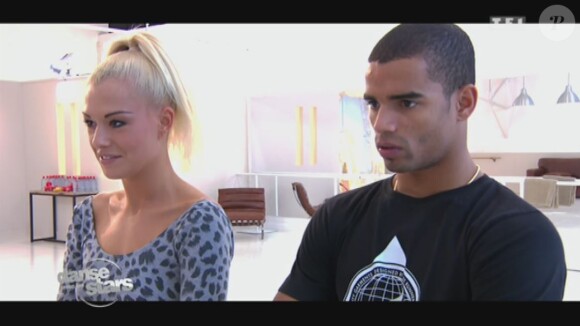 Brahim Zaibat et Katrina Patchett - Quatrième prime de "Danse avec les stars 4" sur TF1. Le 19 octobre 2013.