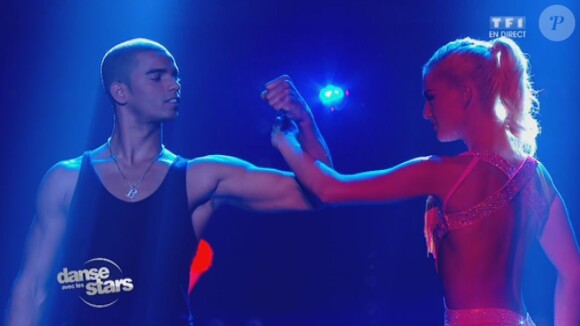 Brahim Zaibat et Katrina Patchett - Quatrième prime de "Danse avec les stars 4" sur TF1. Le 19 octobre 2013.
