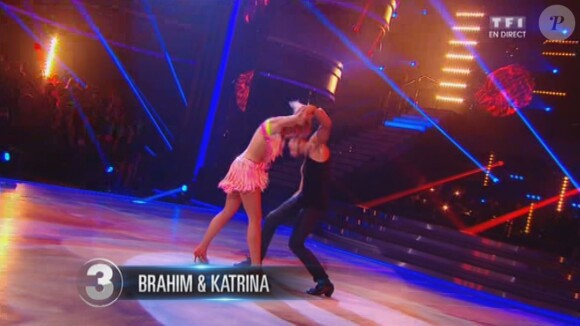 Brahim Zaibat et Katrina Patchett - Quatrième prime de "Danse avec les stars 4" sur TF1. Le 19 octobre 2013.