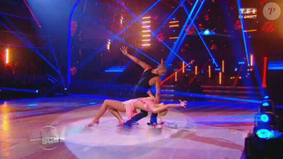 Brahim Zaibat et Katrina Patchett - Quatrième prime de "Danse avec les stars 4" sur TF1. Le 19 octobre 2013.