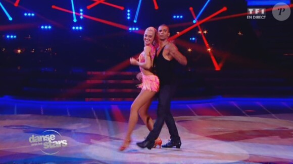 Brahim Zaibat et Katrina Patchett - Quatrième prime de "Danse avec les stars 4" sur TF1. Le 19 octobre 2013.