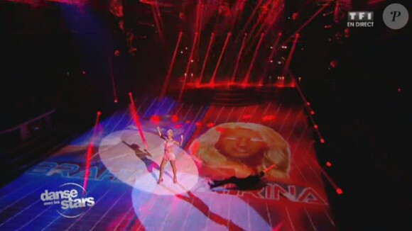 Brahim Zaibat et Katrina Patchett - Quatrième prime de "Danse avec les stars 4" sur TF1. Le 19 octobre 2013.