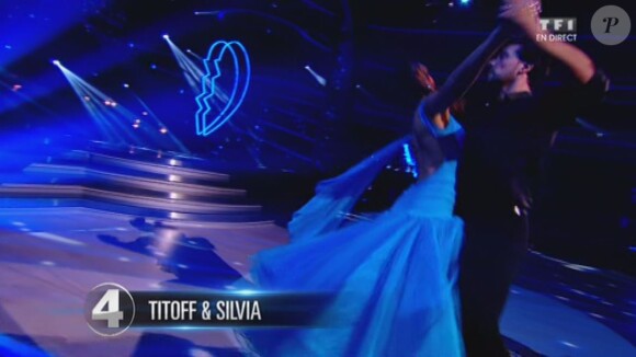 Titoff et Silvia Notargiacomo - Quatrième prime de "Danse avec les stars 4" sur TF1. Le 19 octobre 2013.