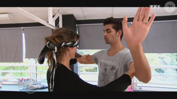 Laetitia Milot et Christophe Licata - Quatrième prime de "Danse avec les stars 4" sur TF1. Le 19 octobre 2013.