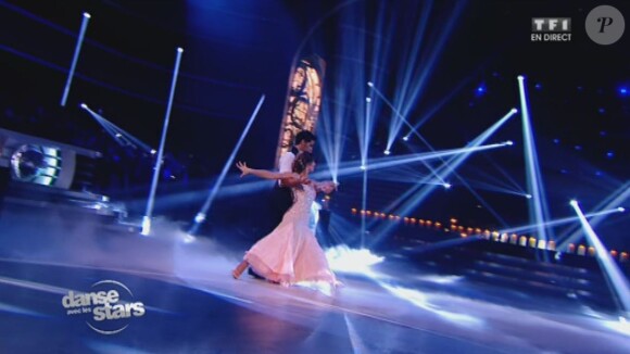 Laetitia Milot et Christophe Licata - Quatrième prime de "Danse avec les stars 4" sur TF1. Le 19 octobre 2013.