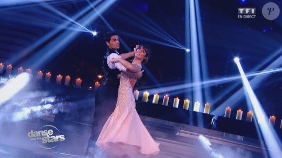 Laetitia Milot et Christophe Licata - Quatrième prime de "Danse avec les stars 4" sur TF1. Le 19 octobre 2013.