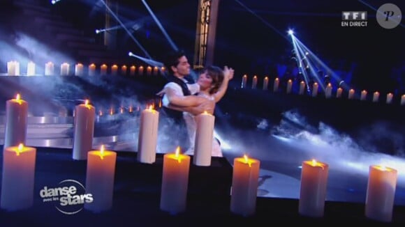 Laetitia Milot et Christophe Licata - Quatrième prime de "Danse avec les stars 4" sur TF1. Le 19 octobre 2013.