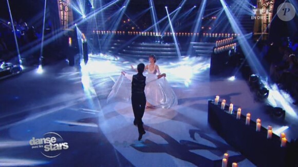 Laetitia Milot et Christophe Licata - Quatrième prime de "Danse avec les stars 4" sur TF1. Le 19 octobre 2013.