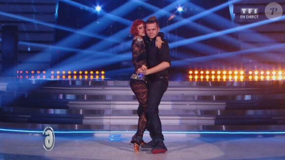 Keen'V et Fauve Hautot - Quatrième prime de "Danse avec les stars 4" sur TF1. Le 19 octobre 2013.
