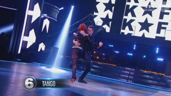Keen'V et Fauve Hautot - Quatrième prime de "Danse avec les stars 4" sur TF1. Le 19 octobre 2013.