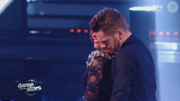 Keen'V et Fauve Hautot - Quatrième prime de "Danse avec les stars 4" sur TF1. Le 19 octobre 2013.