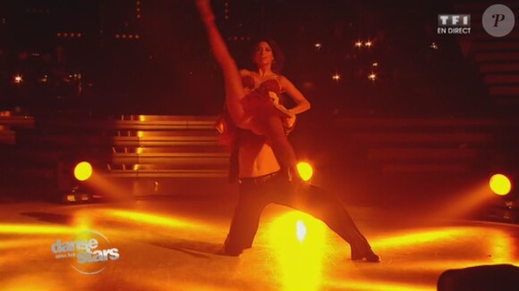 Tal et Yann-Alrick Mortreuil-Henry - Quatrième prime de "Danse avec les stars 4" sur TF1. Le 19 octobre 2013.