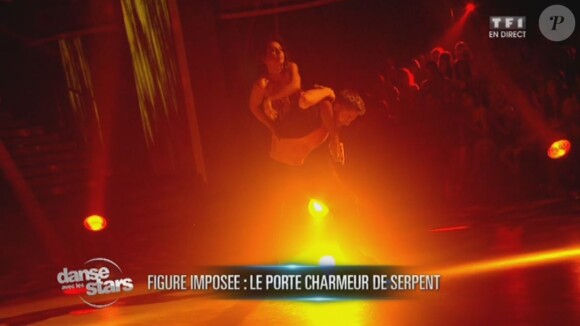 Tal et Yann-Alrick Mortreuil-Henry - Quatrième prime de "Danse avec les stars 4" sur TF1. Le 19 octobre 2013.