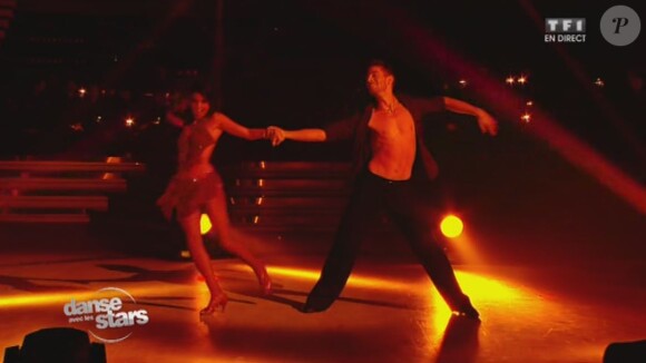 Tal et Yann-Alrick Mortreuil-Henry - Quatrième prime de "Danse avec les stars 4" sur TF1. Le 19 octobre 2013.