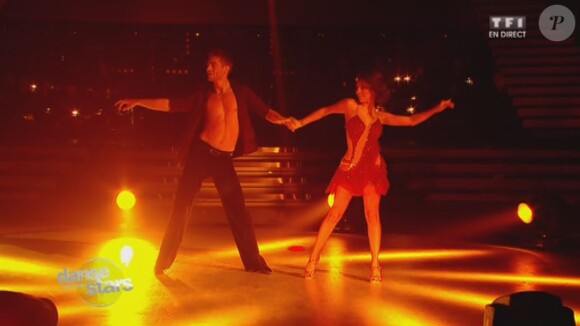 Tal et Yann-Alrick Mortreuil-Henry - Quatrième prime de "Danse avec les stars 4" sur TF1. Le 19 octobre 2013.