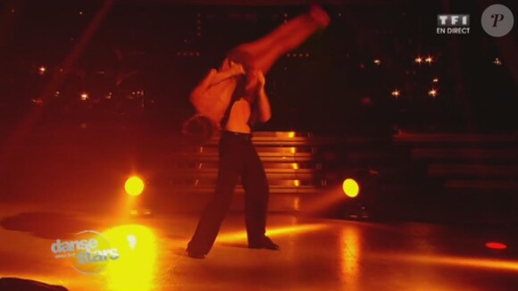 Tal et Yann-Alrick Mortreuil-Henry - Quatrième prime de "Danse avec les stars 4" sur TF1. Le 19 octobre 2013.