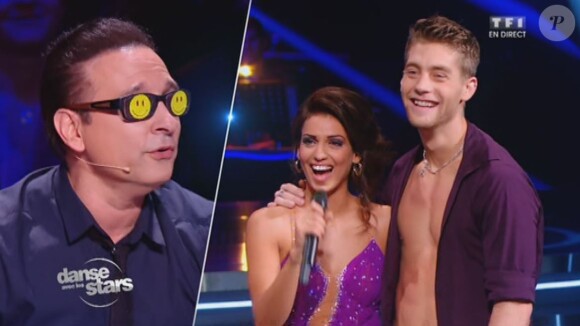 Tal et Yann-Alrick Mortreuil-Henry - Quatrième prime de "Danse avec les stars 4" sur TF1. Le 19 octobre 2013.
