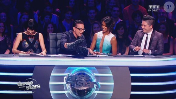 Le jury - Quatrième prime de "Danse avec les stars 4" sur TF1. Le 19 octobre 2013.