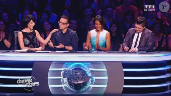 Le jury - Quatrième prime de "Danse avec les stars 4" sur TF1. Le 19 octobre 2013.