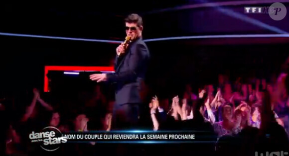Robin Thicke - Quatrième prime de "Danse avec les stars 4" sur TF1. Le 19 octobre 2013.