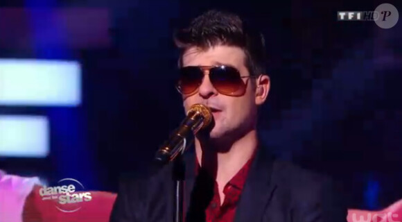 Robin Thicke - Quatrième prime de "Danse avec les stars 4" sur TF1. Le 19 octobre 2013.