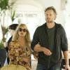 Jessica Simpson et son fiancé Eric Johnson à Capri, en Italie, le 16 octobre 2013.