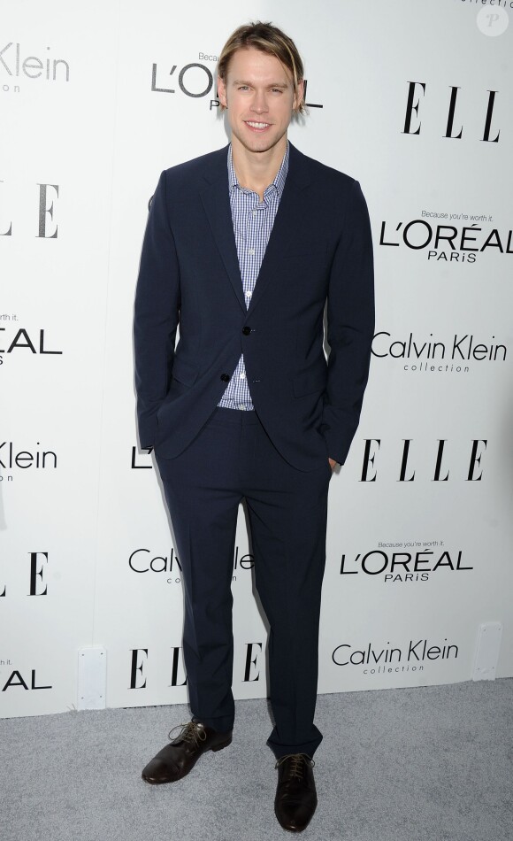 Chord Overstreet à la soirée Elle 20th annual Women in Hollywood à Beverly Hills, Los Angeles, le 21 octobre 2013.