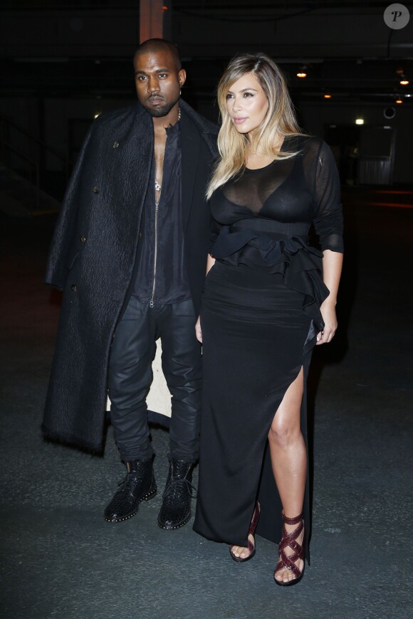 Kanye West et Kim Kardashian ont fait le show au défilé Givenchy à Paris